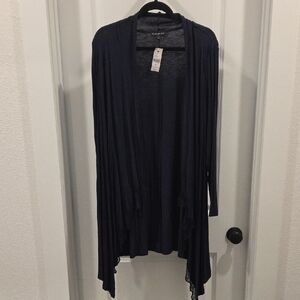 Lane Bryant NAVY Draped Women's Cardigan